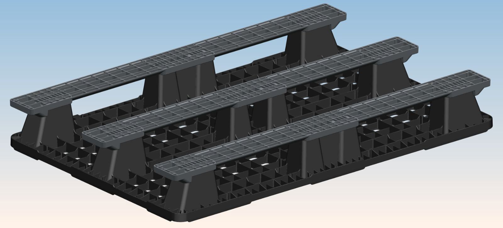 100x120 İhracat Paleti 3 Kızaklı