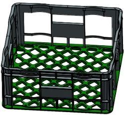 40x40x18 Yoğurt ve Süt Ürünü Kasası