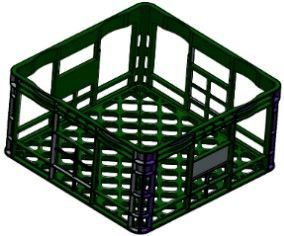 40x40x20 Yoğurt ve Süt Ürünü Kasası