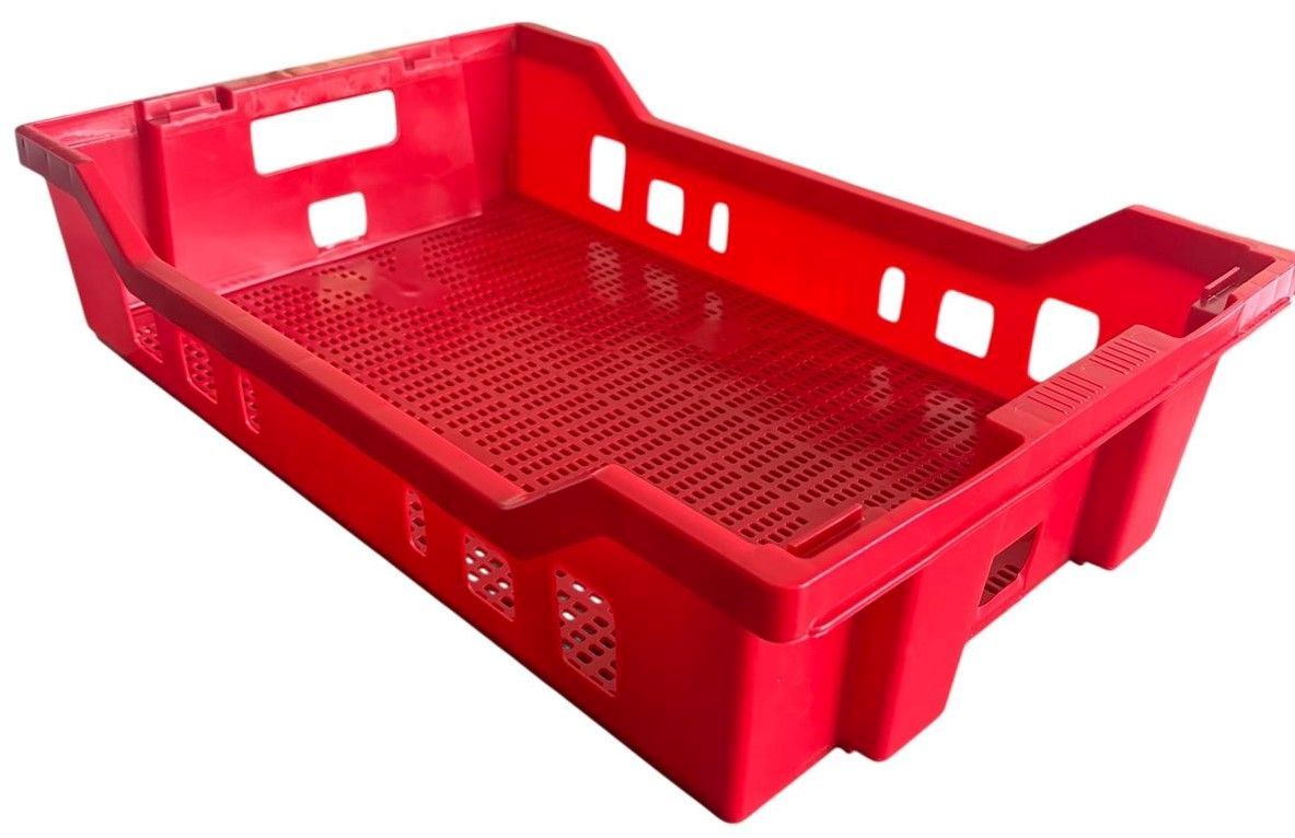 60x40x14 Konik Tip Delikli Plastik Kasa