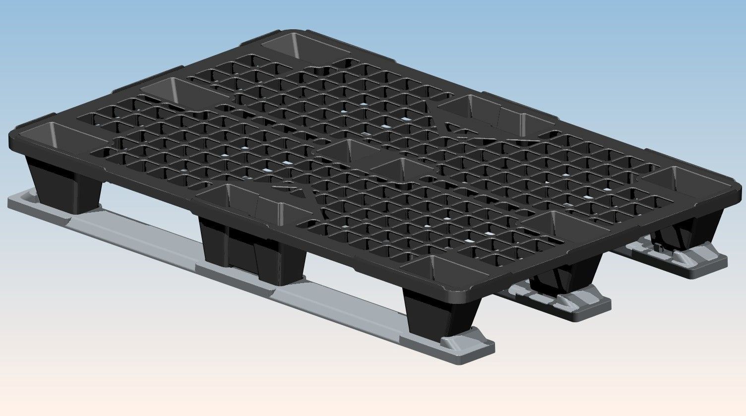 80x120 İhracat Paleti 3 Kızaklı