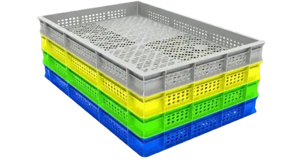 60x40 Delikli Plastik Kasalar