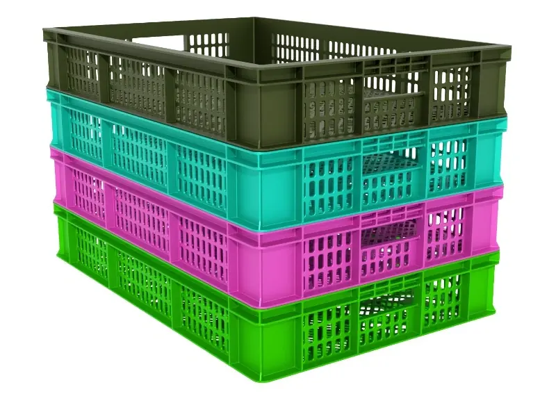 60x40 Delikli Plastik Kasalar