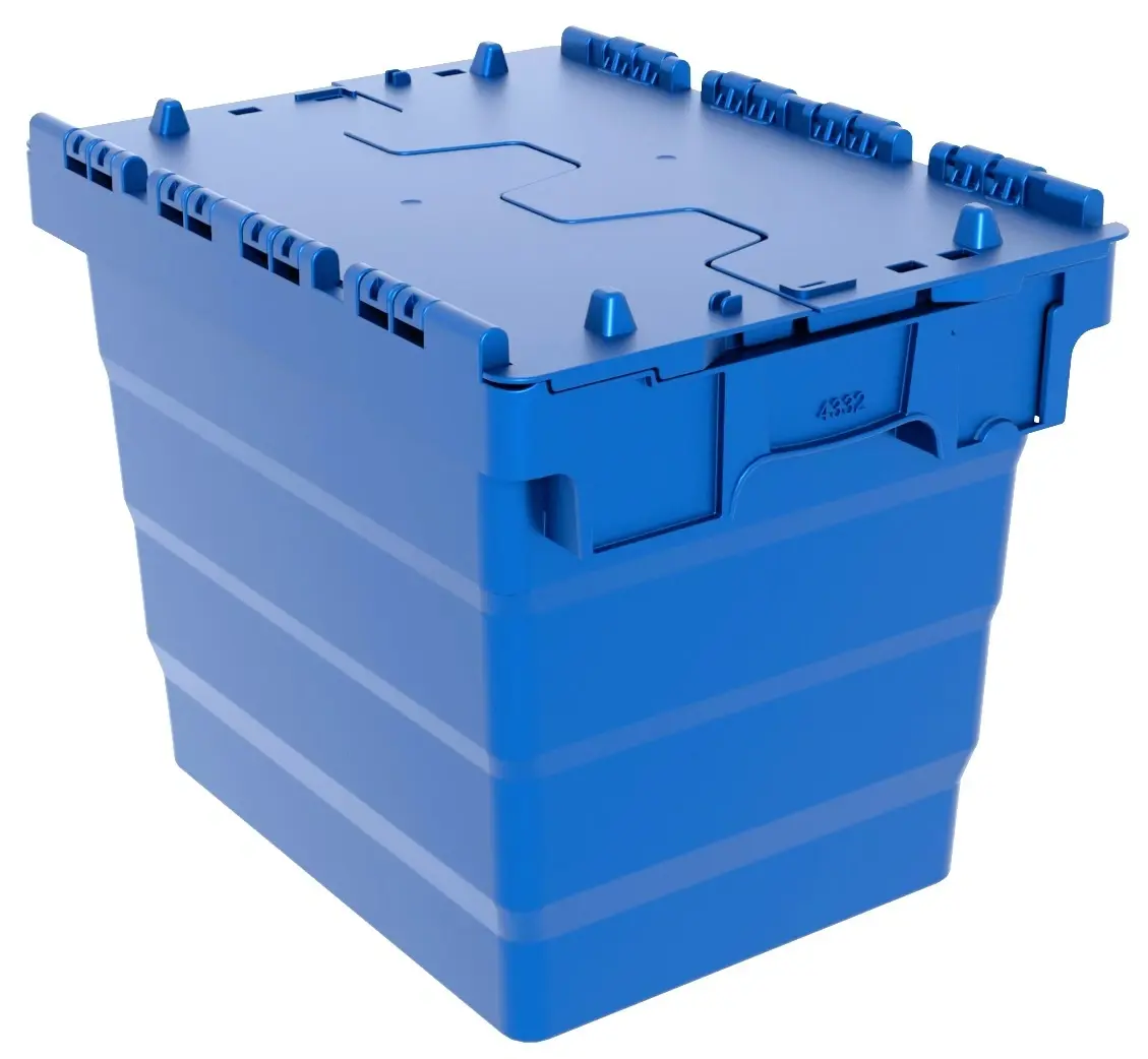40x30x25 cm Attached Lid Container