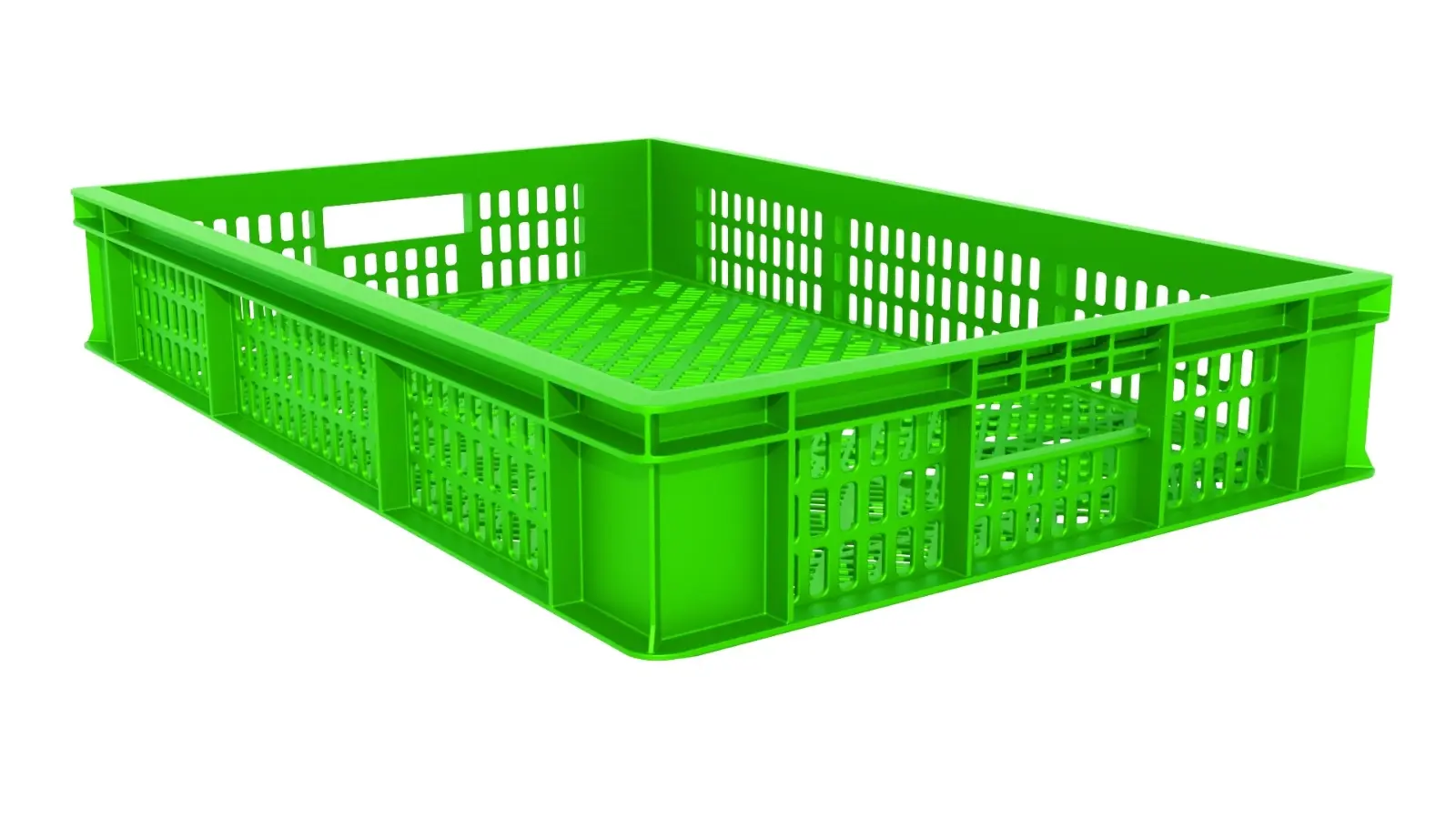 60x40x10 Delikli Plastik Kasa