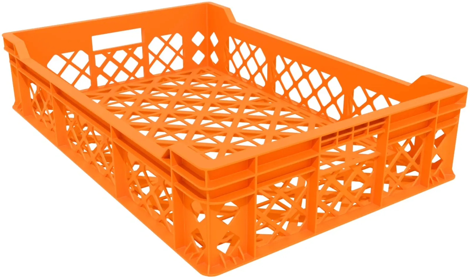 60x40x13 Big Hole Perforated Plastic Crate with Terrace