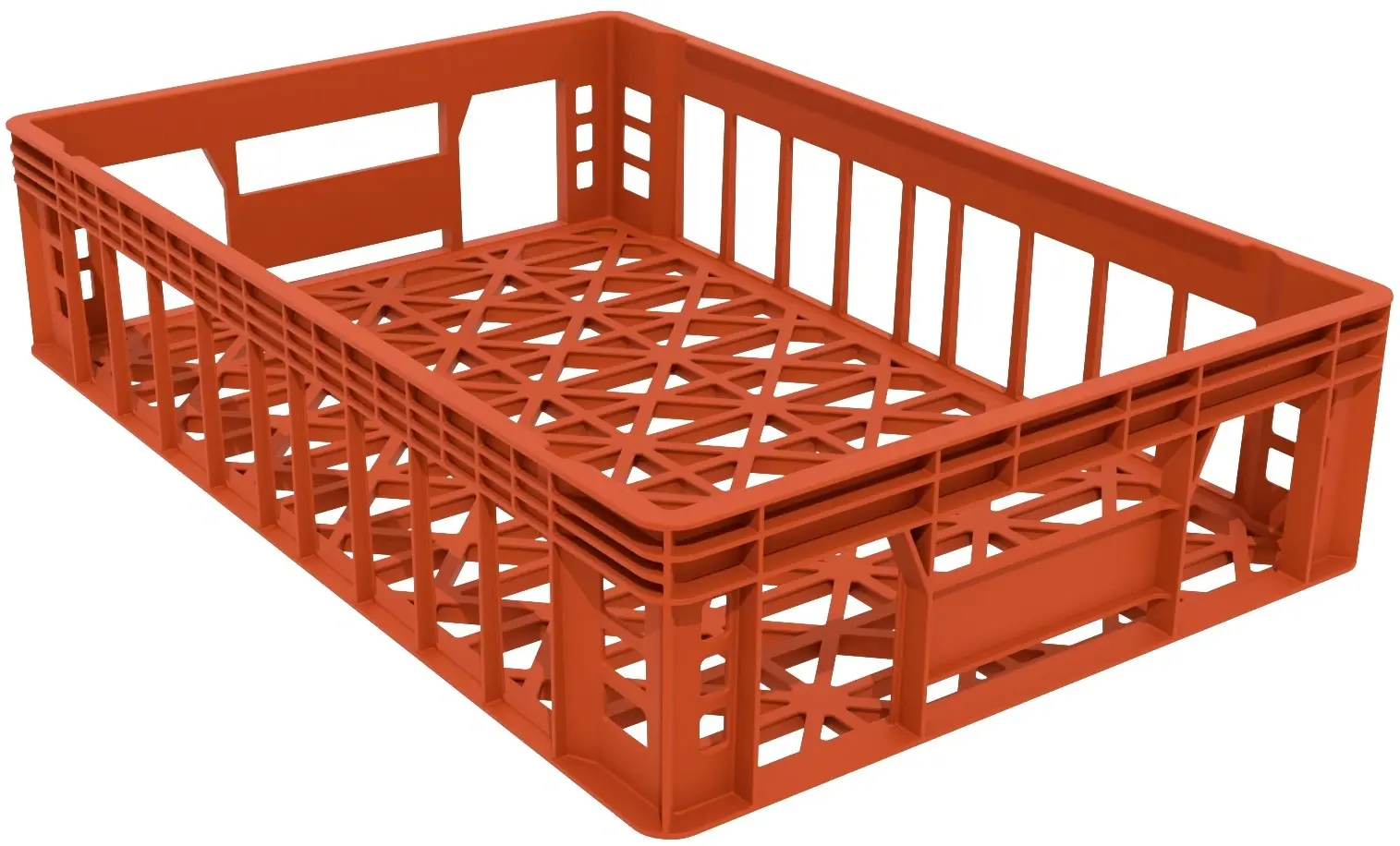 60x40x14 Perforated Plastic Crate